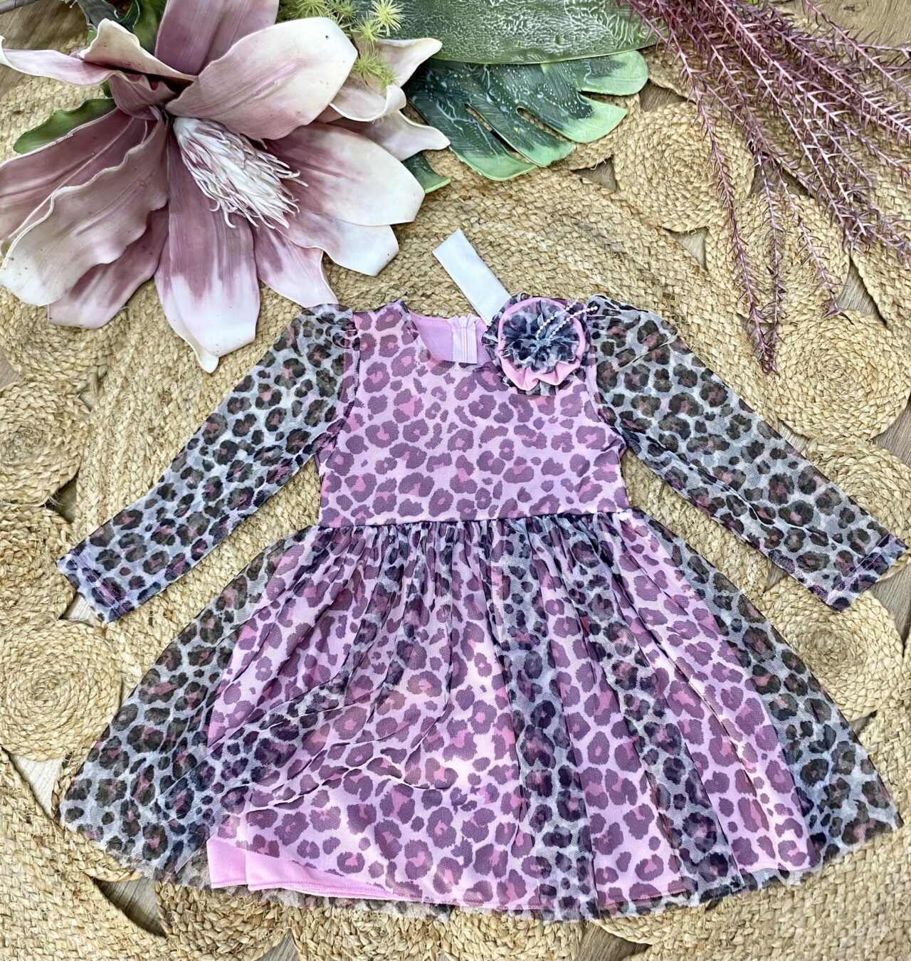ΦΟΡΕΜΑ "ANIMAL PRINT"ΡΟΖ