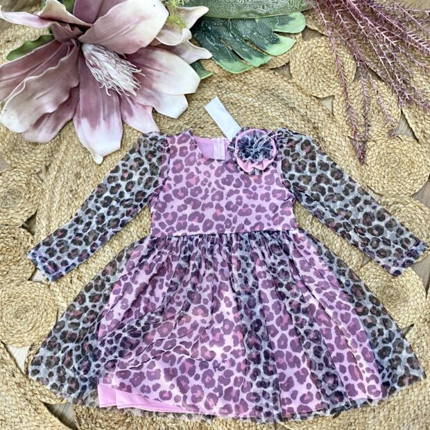 ΦΟΡΕΜΑ "ANIMAL PRINT"ΡΟΖ