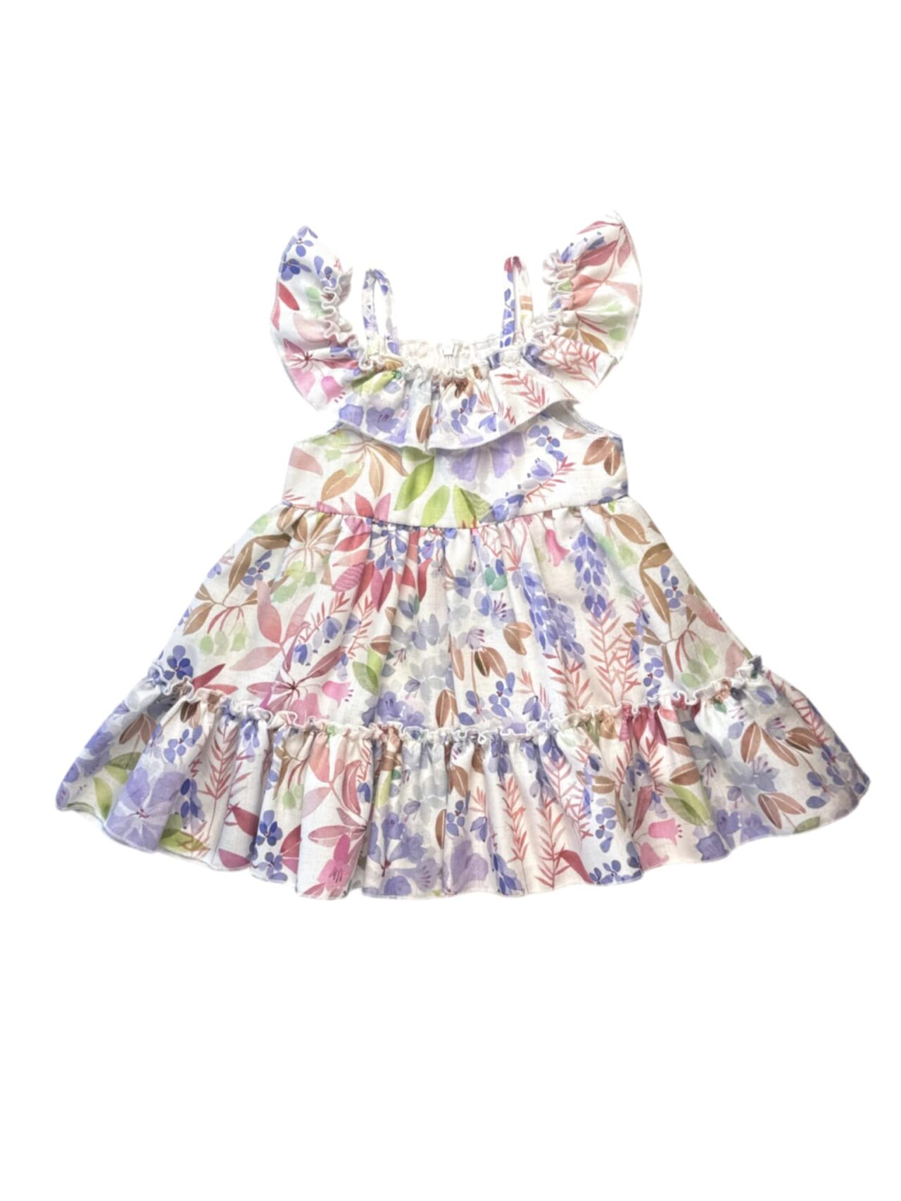 Sweet Baby Παιδικό Φόρεμα Floral εκρού
