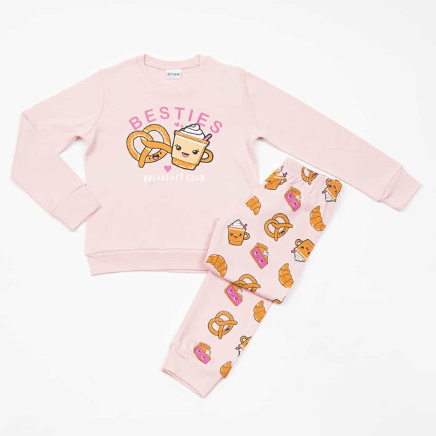 Trax Παιδική Πιτζάμα Ροζ