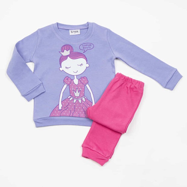 Trax Παιδική Πιτζάμα Μωβ-ροζ