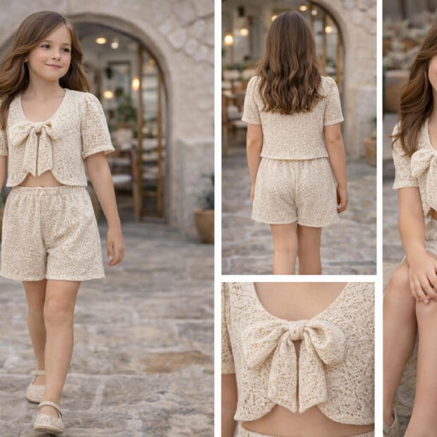 Sweet Baby Σετ Καλοκαιρινό 2τμχ Εκρού