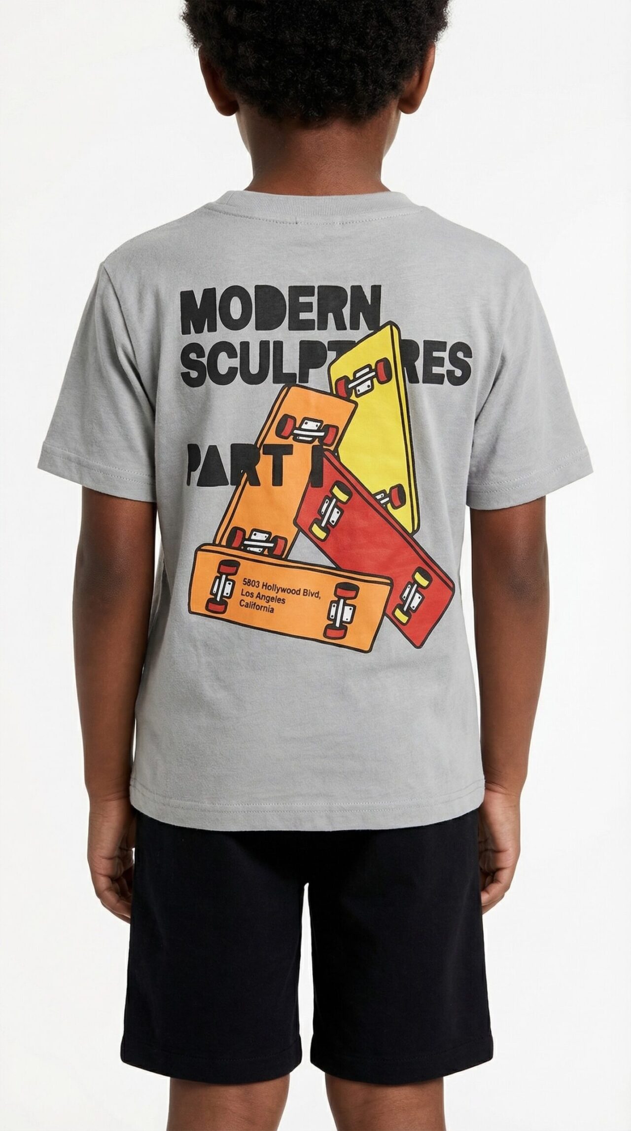 Trax Παιδικό Σετ με Σορτς Καλοκαιρινό 2τμχ Γκρι