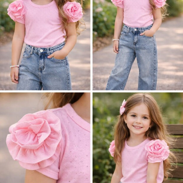 ΜΠΛΟΥΖΑΚΙ ΡΟΖ ΜΕ ΣΤΡΑΣ