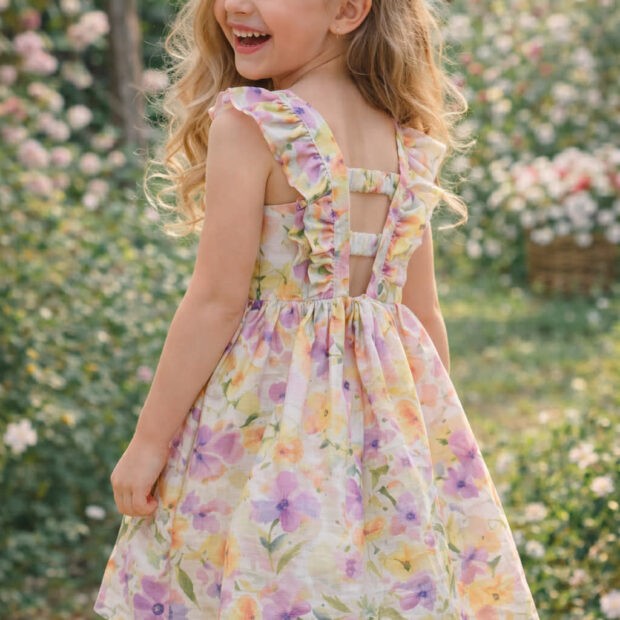 Sweet Baby Παιδικό Φόρεμα Αμάνικο Πολύχρωμο